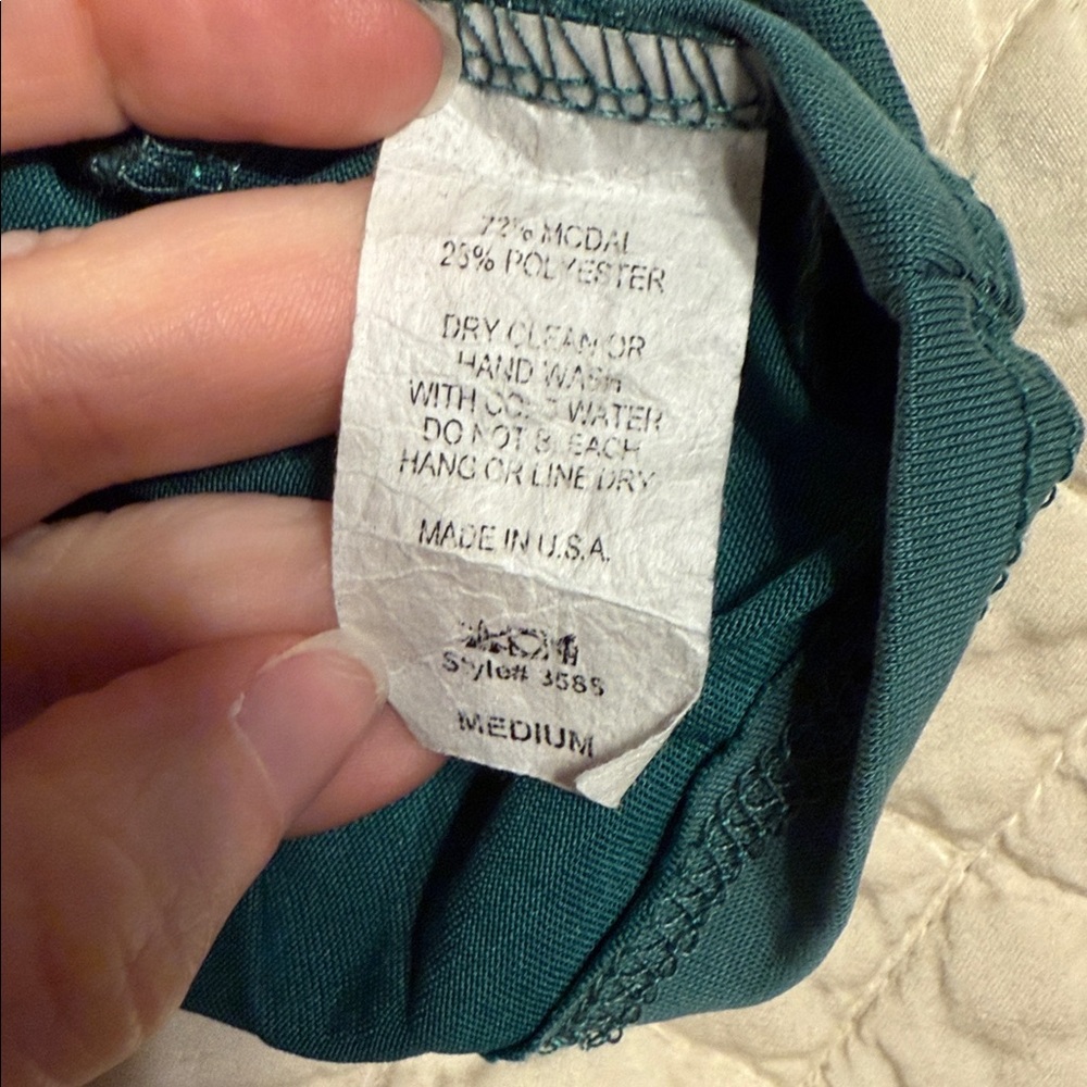 entro Teal Knot-Front V-Neck Camisole - Picture 3 of 3